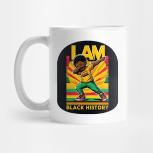 I Am Black History, Kid Dabbing, Celebrate African American Heritage Mug